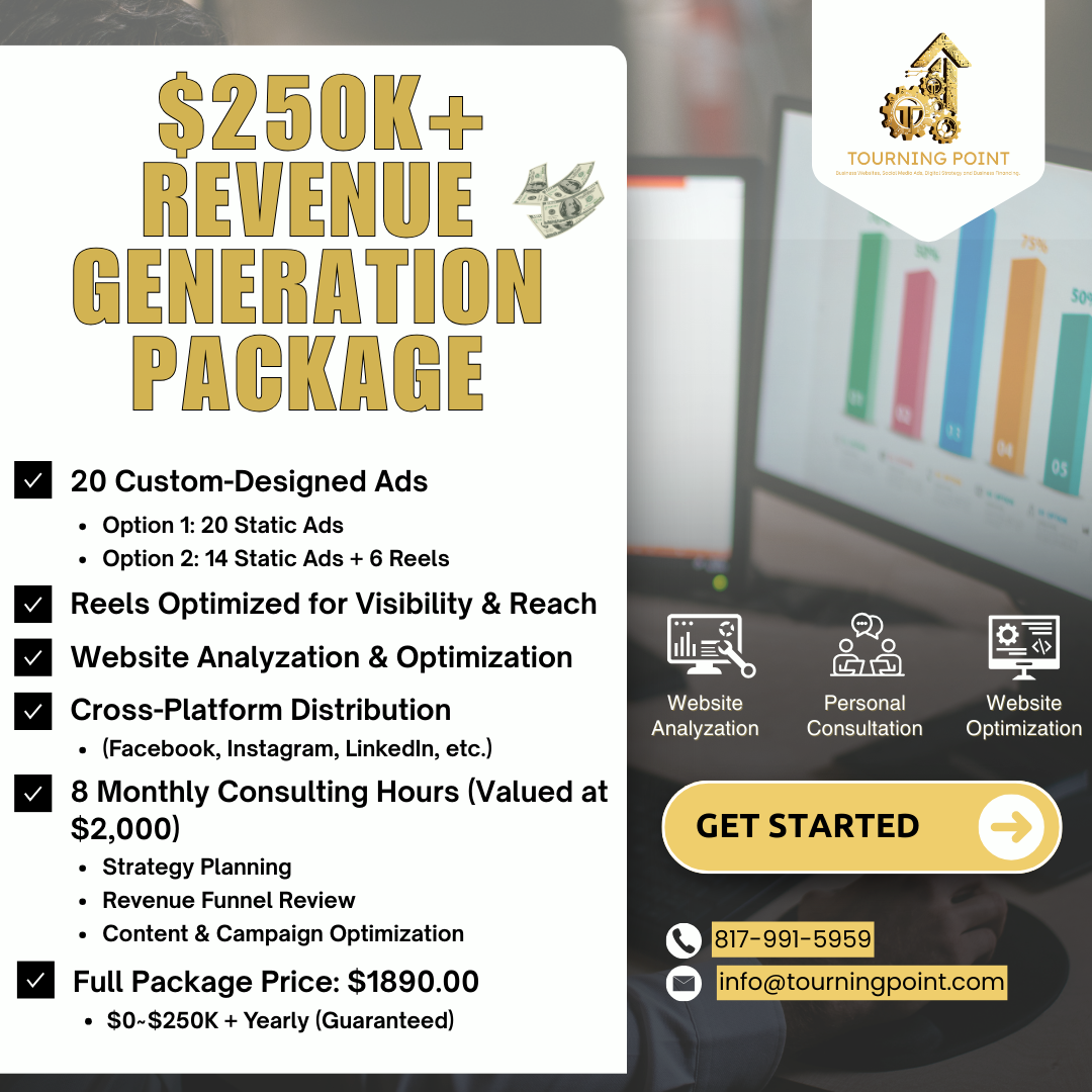 $0~$250K Revenue Generation Ads Package