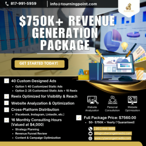 $750K+  Revenue Generation Package