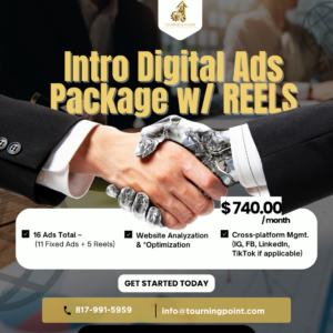 Intro Digital Ads (PLUS) Package w(16 ads) with 11 Custom Built Fixed Ads & 5 Custom Reels